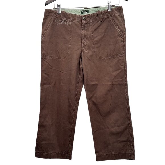 Eddie Bauer Vashon Fit Cropped Capris Size 6 - Picture 1 of 4
